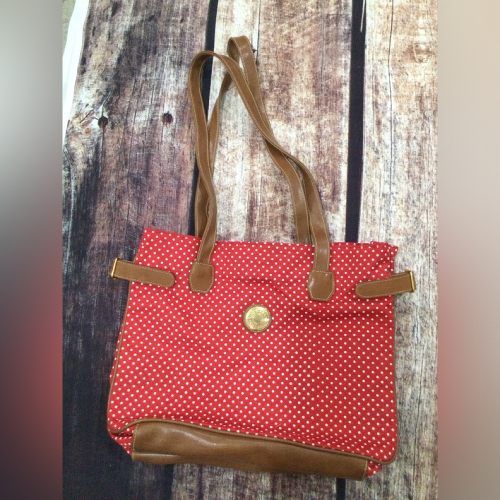 CAPEZIO POLKA DOT CANVAS‎ TOTE